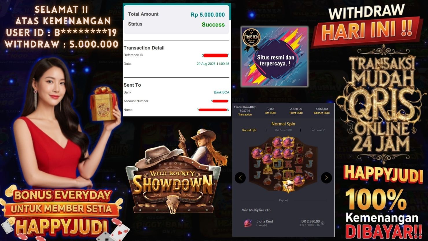 HAPPYJUDI JACKPOT SLOT WILD BOUNTY SHOWDOWN